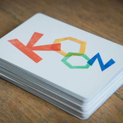Kooz, le jeu de cartes. Première vue du prototype (paquet)